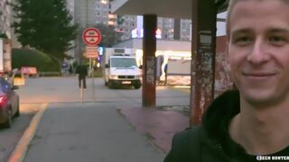 CZECH HUNTER 403 - Slim Twink Agrees To Huge Amount Of Cash To Suck & Fuck