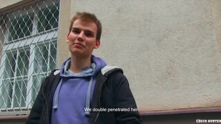 CZECH HUNTER 437 - Ginger Twink Sucks & Fucks For Some Cash