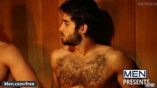 Masculine Dudes Diego Sans Blaze Burton Getting Romantic