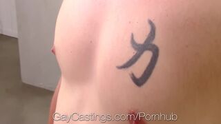 Casting First time porn tryout and facial for Rickey Silver