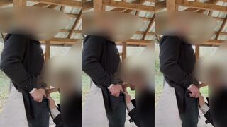 Boy needs daddies toy outdoor