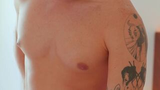Inked Up Hunk Flip Fucks Streaming Pornstar at Resort
