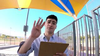 Andrew Connor Chokes Down Cock To Get Out Of Trash Duty