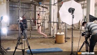 Submissive twink Avery Monroe tormented by Sebastian Kane