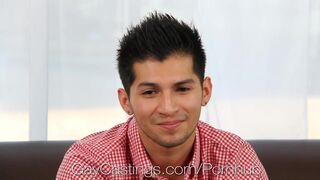 Casting - Tanned stud Ethan Travis gets fucked by casting agent