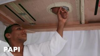 Papi - Eddie Danger Wants A Massage But He Gets A Blowjob By Alec Alvarez Under The Massage Table