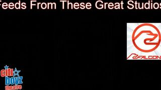 With Robbie's hole properly lubed, Ian pushes his cock deep