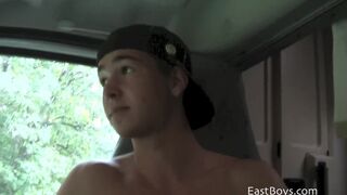 Conor Jerking in Caravan