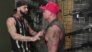 Hot Doggystyle In Gun Store With Sean Duran