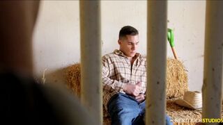 Raw - Farmer Spencer Caught Jerking Off In Shed