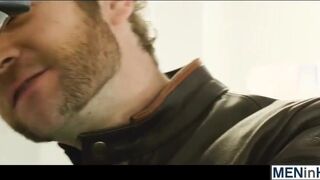 Wolverine fits his huge pulsing cock inside of Cyclops