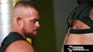 Leather Clad Dom Deliciously Fucks Sub