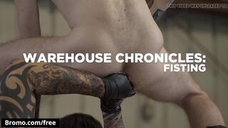 Jordan Levine with Seamus OReilly at Warehouse Chronicles