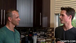 step Daddy fucks his son's friend