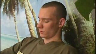 Horny Uncut Twink Fucker in Threesome