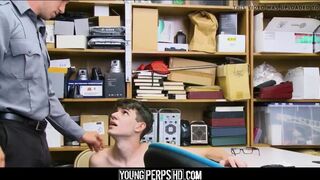 Young Straight Twink Fucked Gay Officer Caught Graffiting