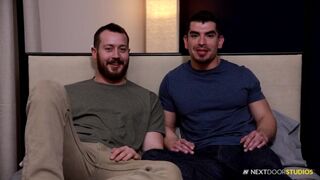 Built Hunk Jeremy Spreadums Bottoms for Next Door Buddies!