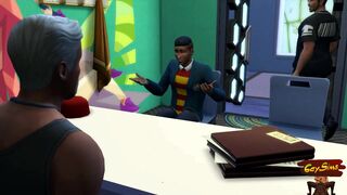 Perv Old Fit Coach Tricked And Fucked a Handsome Boy - WickedWhims