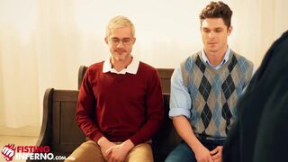 Devin Franco's Bubble Butt Fisted In Church By Sherman Mau