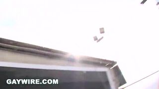 GAYWIRE - Three Hawt Studs Bumping Uglies Outdoors In Miami, Florida