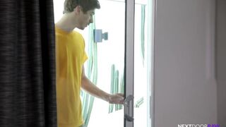 Muscle Hunk Barebacks Anal Cherry 4 Stalking Him