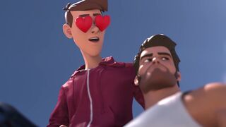 Gay Superhero Alpha Saves Vulnerable Twink, Shoves His Hunk Cock Into Ass