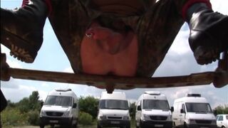 Army Fetish Men in Hard Raw Outdoor Fuck Orgy