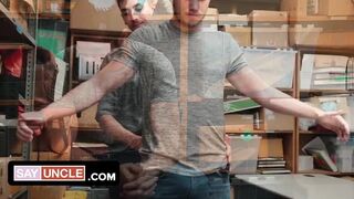 Security Officer Has To Teach The Handsome Thief A Lesson