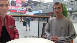 CZECH HUNTER 362 - Hot Straight Dudes Get A Good Bareback Drilling In A 3way