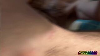 Watching Some Dirty German Gangbang Porn at Hotel and Shooting My Load