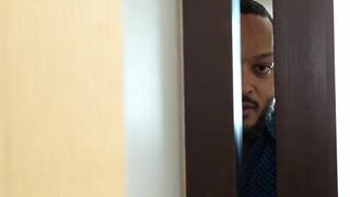 Black Cock Stretches Adrian's Ass Wide Open In The Shower